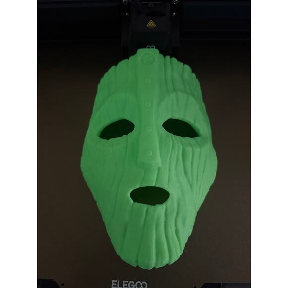 The Mask movie costume glow in the dark mask - Picture 5 of 9